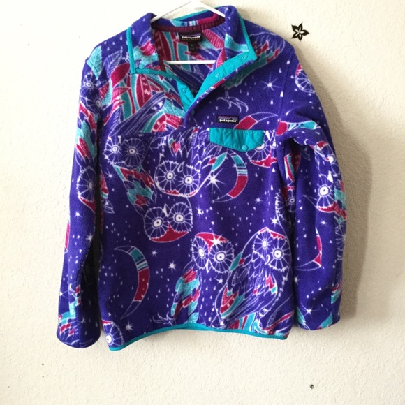Patagonia Sweaters - Patagonia Synchilla owl print sweater
